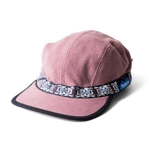 Kavu Fleece Strapcap Hat Rose Brown Polar Fleece Outdoor Activewear Athleisure